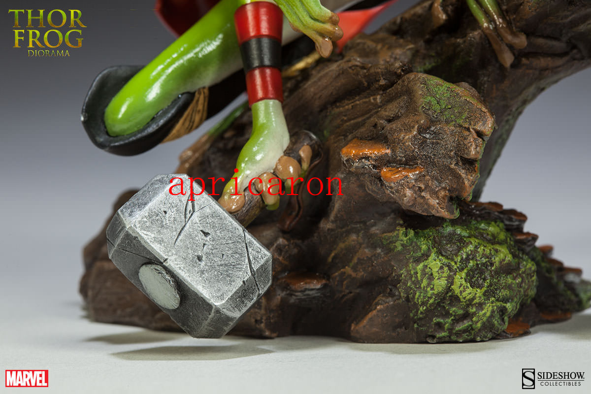 Sideshow Thor Frog Diorama Statue Figure Resin Model Collectible