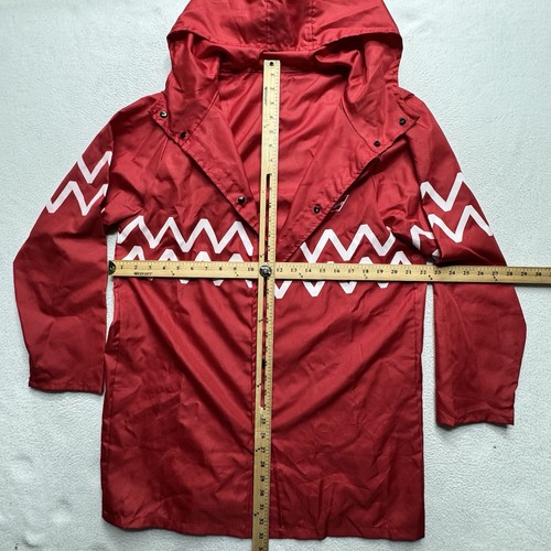 MED Budweiser Red snap on button long jacket Thin - Picture 4 of 5