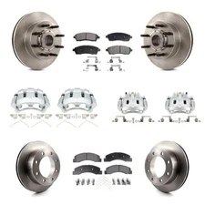 Ceramic Brake Rotors Pads Calipers Front Rear for Ford Excursion 2005 oe43