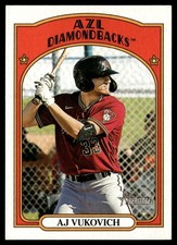 2021 Topps Heritage Minor League AJ Vukovich AZL Diamondbacks #10