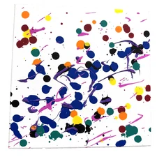 Hand Painted Art Acrylic on Canvas Abstract "Vineyard" by Nofi Arts Expression