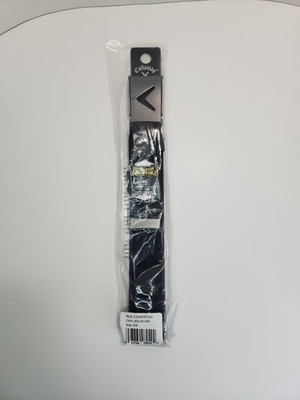 Callaway V Logo Stretch Mens Golf Belt Caviar Black Adjustable One Size