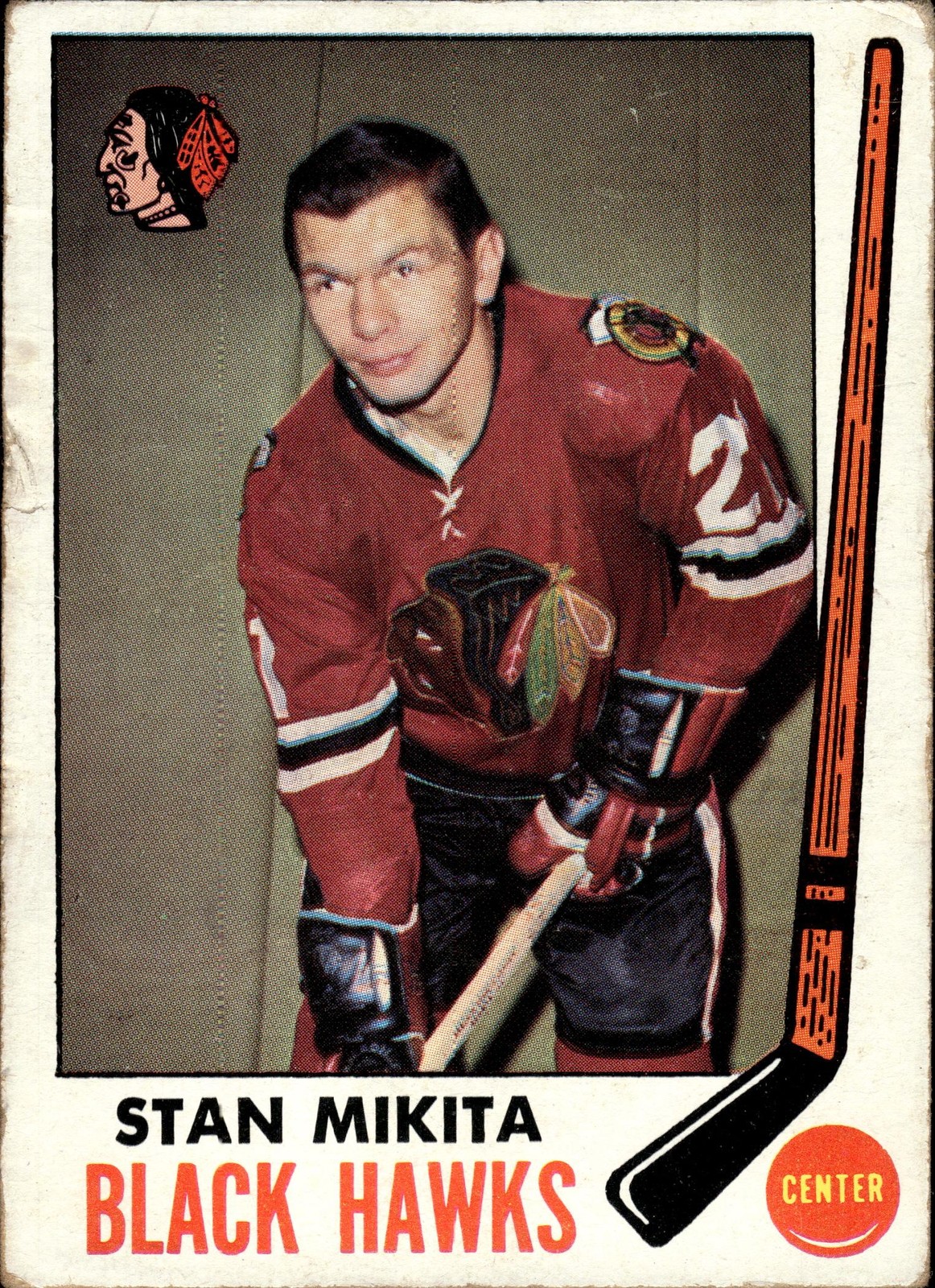 Stan Mikita #76 1969-70 Topps Chicago Blackhawks