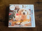 Nintendogs + Cats Golden Retriever & New Friends - Nintendo 3DS Tested Works CIB