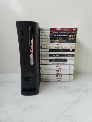 Microsoft Xbox 360 Elite Console 120GB & 20 Games - Fast Dispatch!