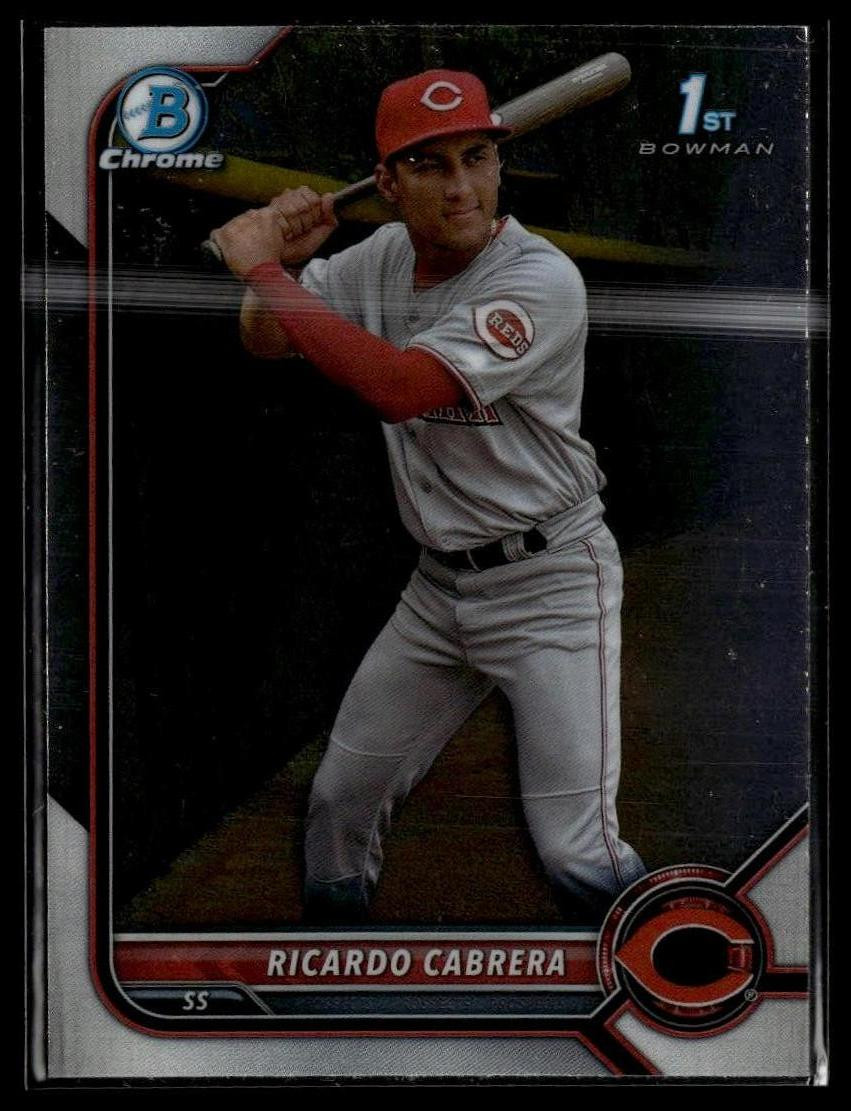 2022 Bowman Chrome #BCP-158 Ricardo Cabrera 1st Bowman