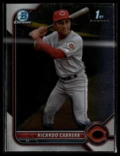 2022 Bowman Chrome #BCP-158 Ricardo Cabrera 1st Bowman