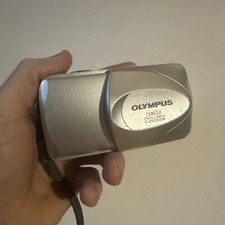 Olympus Camedia C-350 Zoom 3.2MP Compact Digital Camera Silver Tested  Working 