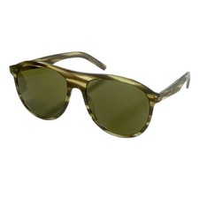 Saint Laurent SL432 SLIM 005 Havana / Green Sunglasses 57-17-150