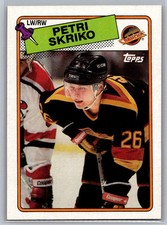 Petri Skriko 1988-89 Topps HOCKEY #137 Vancouver Canucks