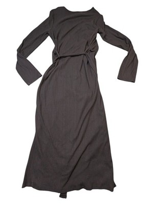 New Look Maternity Black Ribbed Long Sleeve Maxi Dress Size Us 12 | eBay