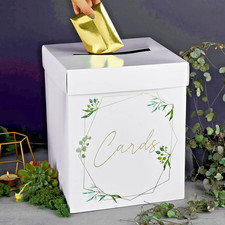 Botanical Wedding Cards Box , Wedding Cards Post Box, Party Cards Box, Cards Box