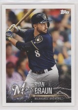 2019 Topps Stickers Ryan Braun Jon Lester #180 2k3