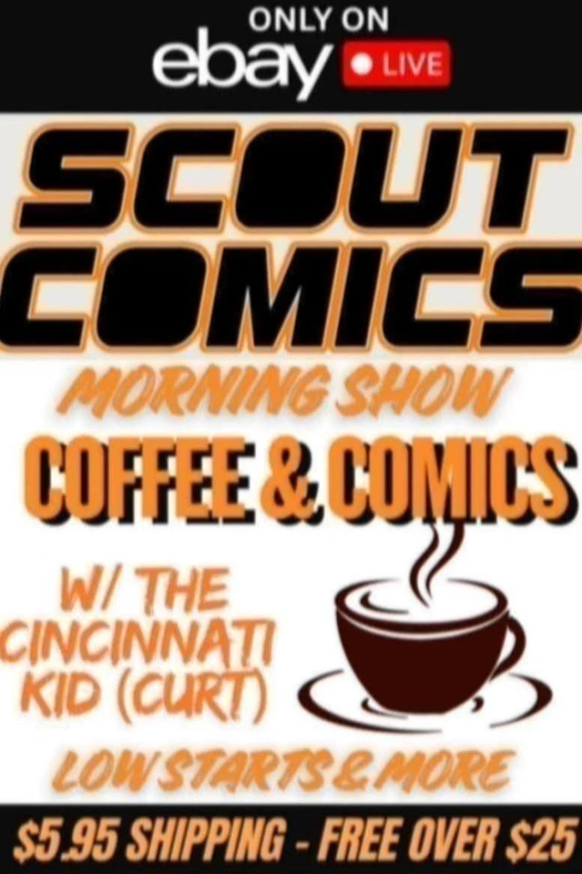 Coffee & Comics Mornings - Live w/The Cincinnati Kid - Low Starts & More