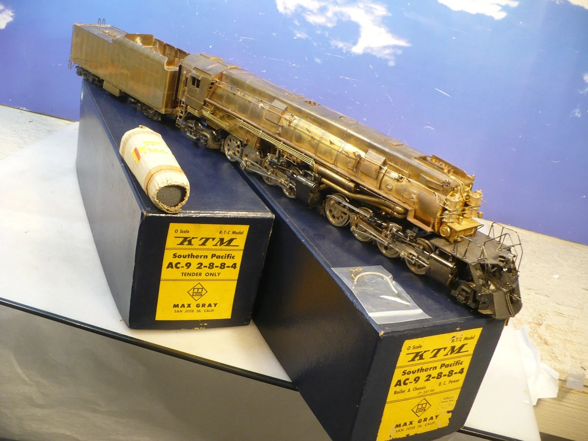 O Gray Vintageless Steam Locomotive Model Railroad Locomotives for