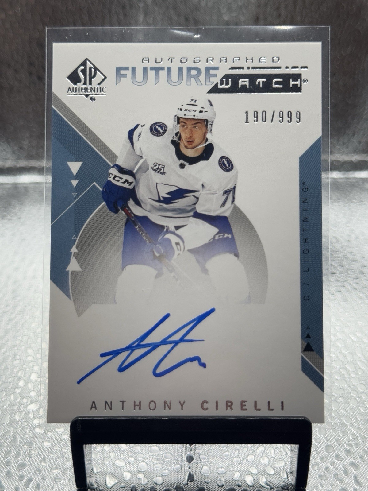 2018-19 SP Authentic Future Watch #149 Anthony Cirelli RC AUTO /999 - LIGHTNING