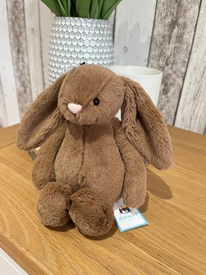 Original ZURÜCKGENOMMEN Jellycat Little Bashful Muskatnuss Hase - Brandneu mit Etikett & Etikett Schutz 