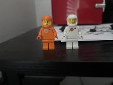 Lego  Orange And White Spaceman