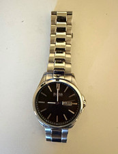 BOSS Men’s Quartz Analogue Day/Date Black Dial Stainless Steel Bracelet Watch