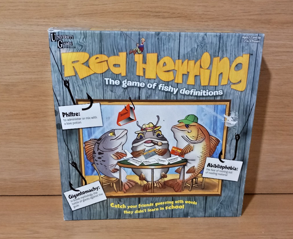 Red Herring Board Game University Games 2-4 Players Family Fun party game