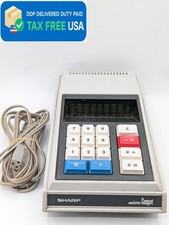 Sharp QT-8D Micro Compet Electronic Desktop Calculator Made in Japan