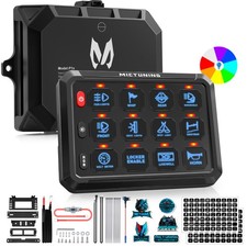 Upgraded P1s Rgb 12 Gang Switch Panel Toggle Momentary Strobe Pulsed Switch Box