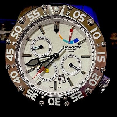 Aragon A705WHT Enforcer TI 9100 Automatic 50mm