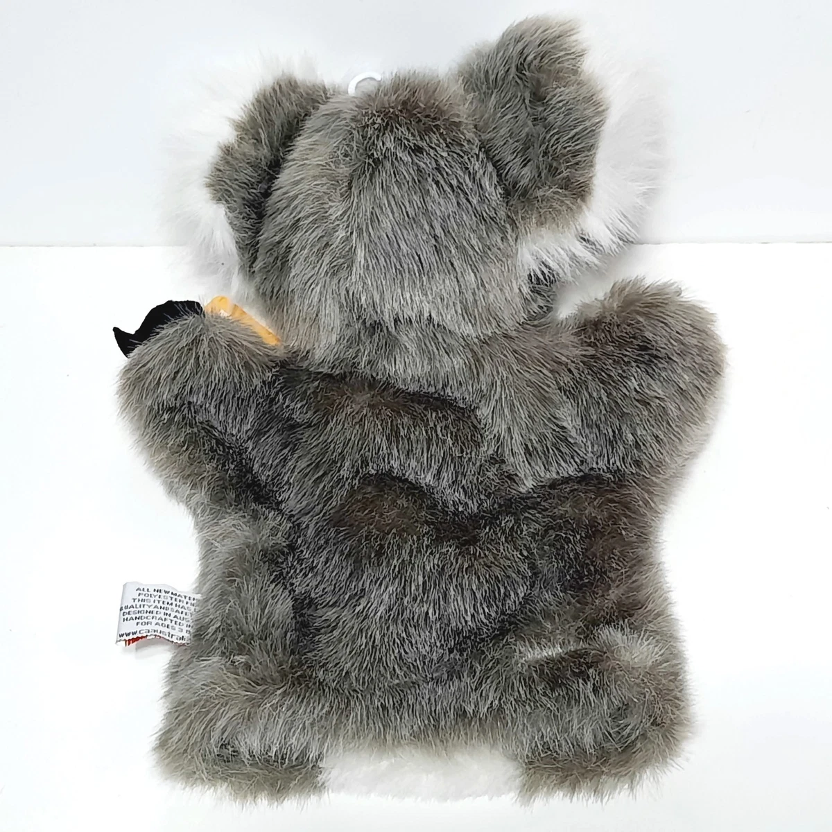 Dinki Di Koala Bear Plush Hand Puppet 10" Australia Gray White 25cm NEW w/Tag
