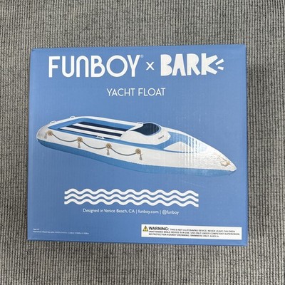 Funboy x Bark Yacht Dog Float Water Toy Pool Float 63'' NEW IN BOX