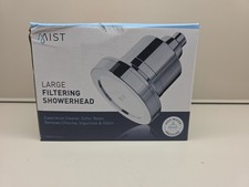 NIOB Mist Water Softening Shower Head with Replaceable Filter, Chrome, MSS081