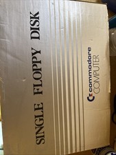 Commodore Computer 1541 Single Floppy Disk Drive In Original Box Untested AS IS