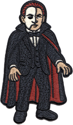 Patch - Phantom Of The Opera Masked Figure Embroidered Gothic Horror Iron On 4''