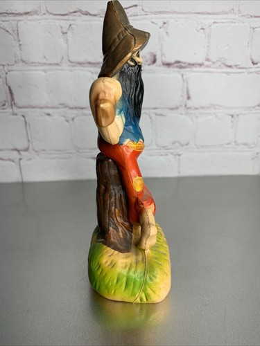Estatua de plástico Hillbilly de colección gnomo barba rifle Tennessee Hong Kong - Imagen 5 de 8