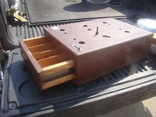 Vtg Original INDIANA CASH DRAWER Wooden WORKING Serial # 127315 Restore or Prop