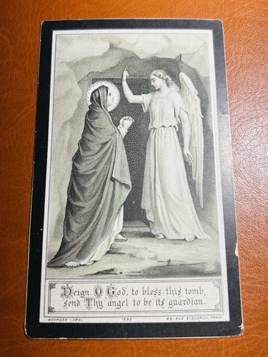 Antique German / Euro Catholic Prayer Cards 1890's - 1900 Collectibles.