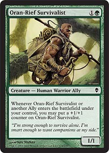 MTG - Oran-Rief Survivalist - Foil Zendikar
