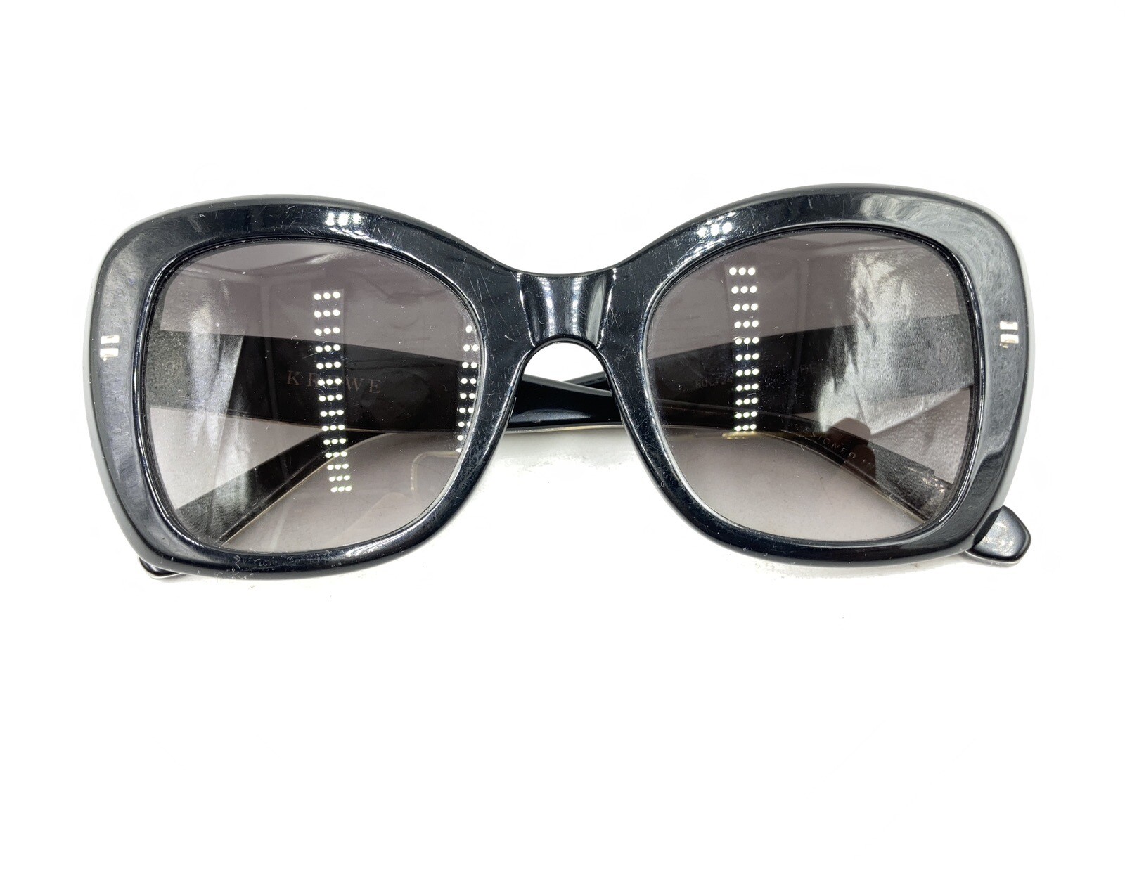 Krewe RARE Felicity Black Gold Butterfly Sunglasses G… Gem