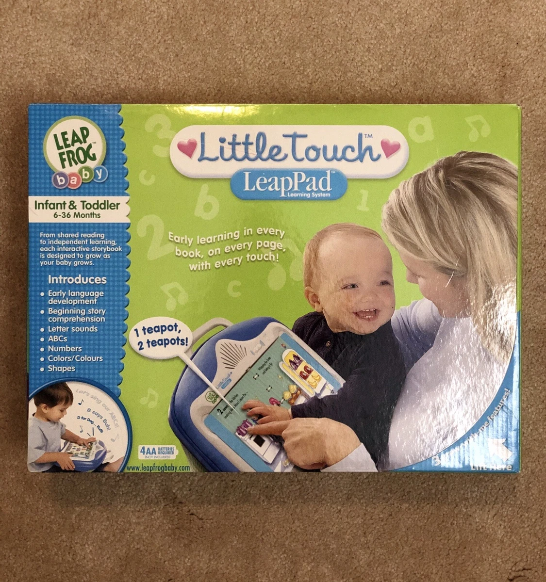 LittleTouch LeapPad Learning System Infant Toddler 6 36 months