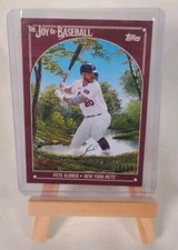 Pete Alonso 2023 Topps x Bob Ross #50 Crimson Red #10 /10  parallel 