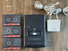 VTG GE 3-5027 Portable Recorder/Cassette Player + GE Telephone Recording Control
