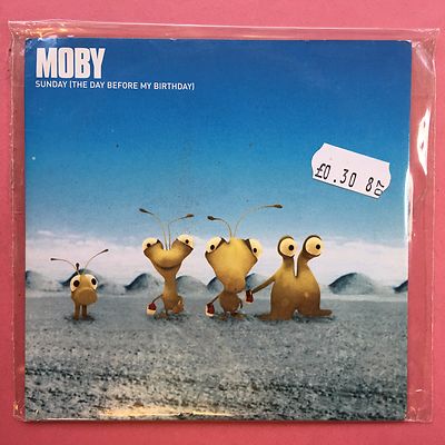 MOBY - Sunday (The Day Before My Birthday) - Card Sleeve - Promo CD (CBX342)