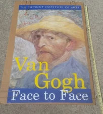 Van Gogh EXHIBIT Face To Face Detroit Institute Of Arts PROMO POSTER unused RARE