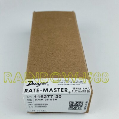 FOR Dwyer RMA-21-SSV float flowmeter 1-10L/min AIR Rotor flowmeter