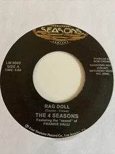 Four Seasons 45 Rag Doll / Opus 17 NEW reissue unplayed pop vinyl