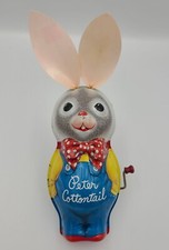 Vintage Mattel Toy Peter Cottontail Tin Litho...