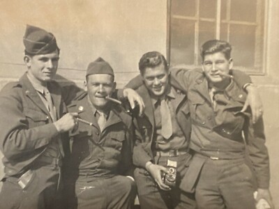 what cigarettes did soldiers smoke in ww2 WWII - Original Photo of 4 Soldiers smoking Cigars