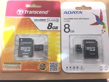 2 Brand New 8gb micro sd cards