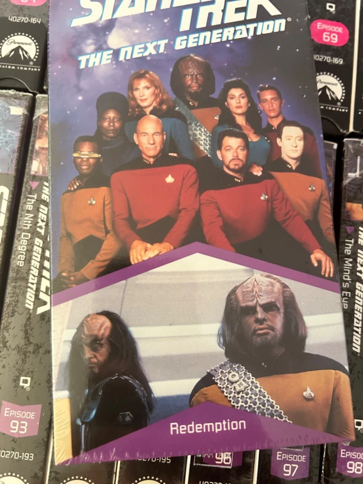 Star Trek The Next Generation VHS Tapes 1-100 Complete Set-Collector’s Item  - Image 2 of 4