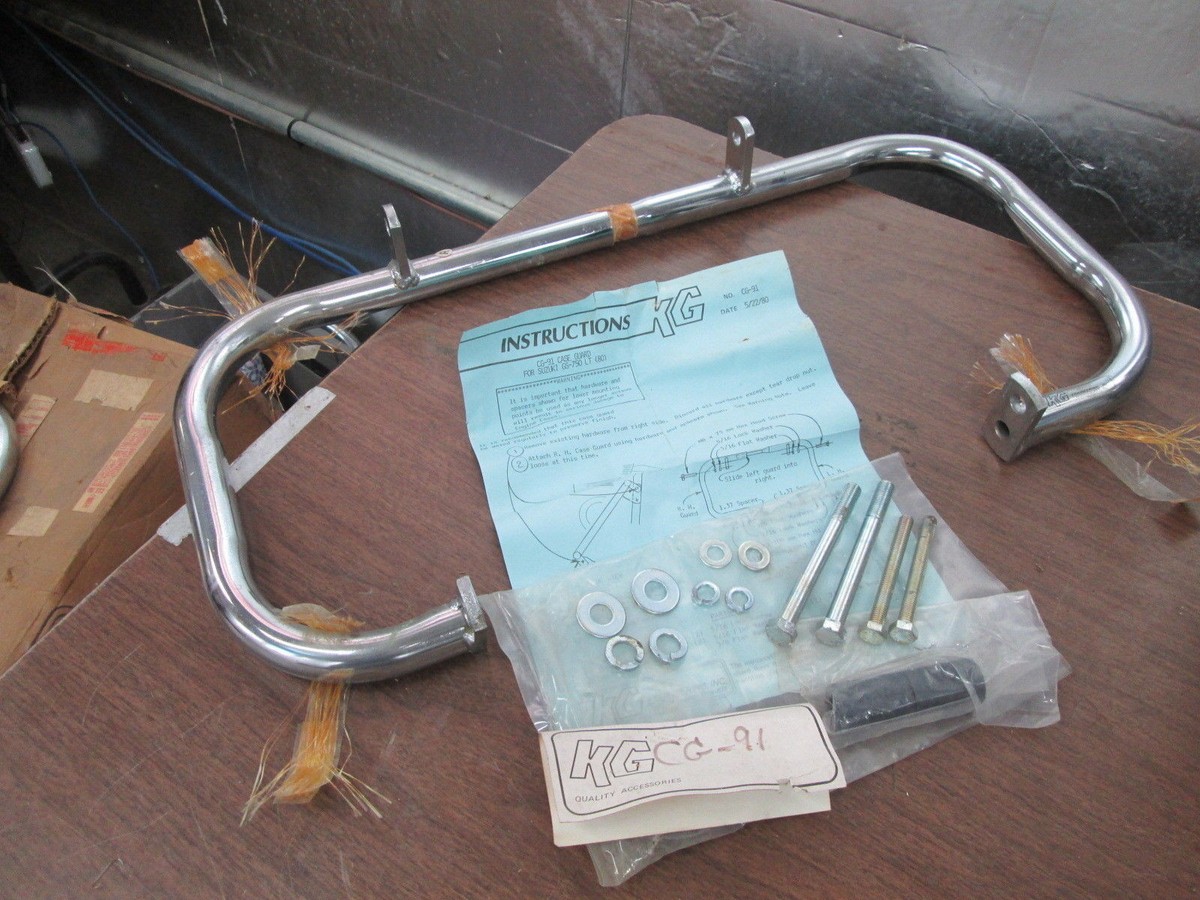 NOS KG Case Guard Crash Bar w/ Hardware Suzuki 1980 GS750 GS750LT
