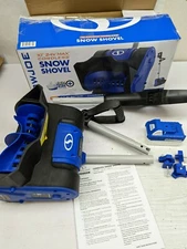 SnowJoe Cordless Snow Shovel 24-Volt 10-Inch 4-Ah No Charger 24V-SS10 Blue AM9